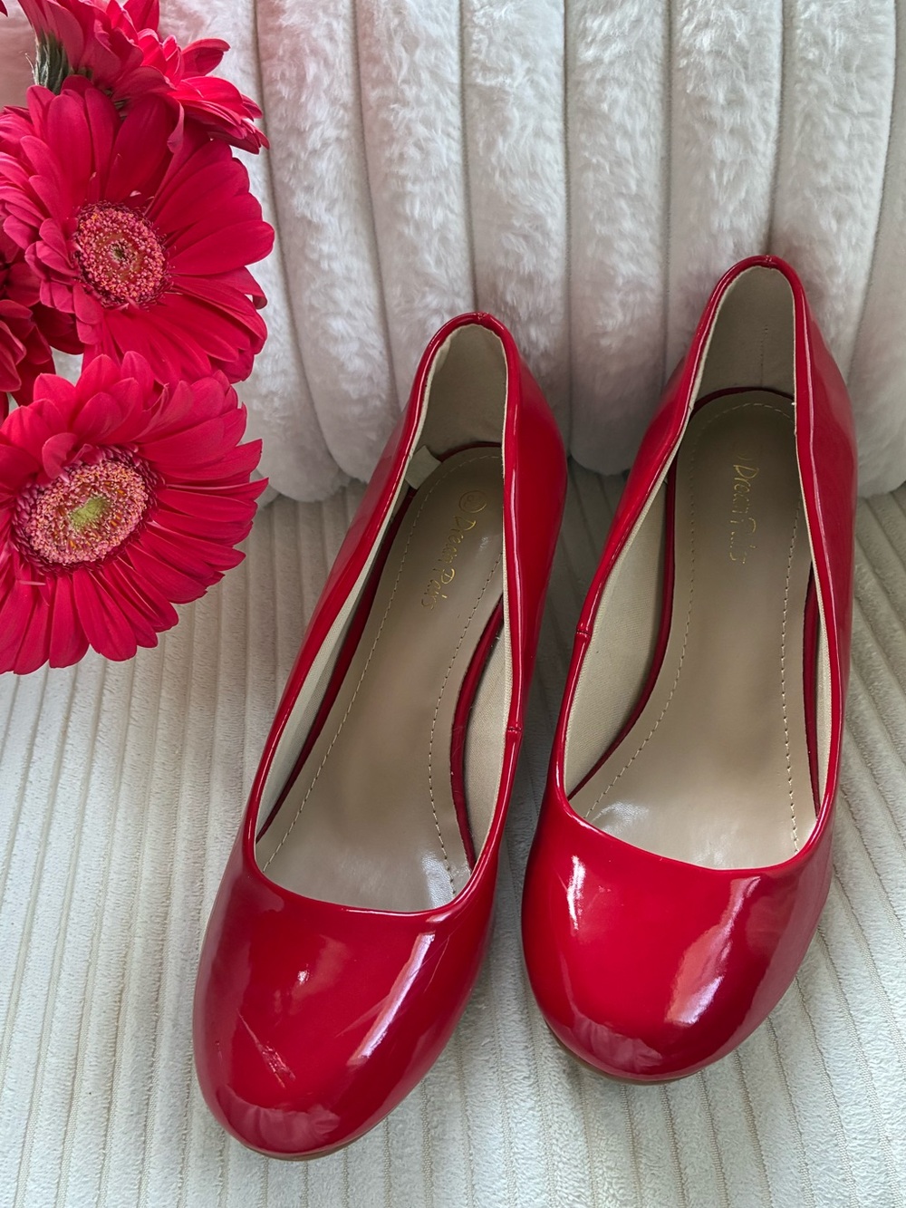 Red Patent Leather Heels